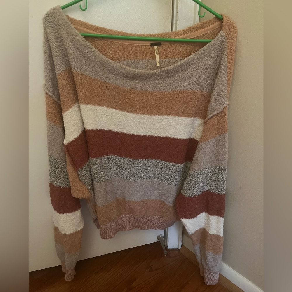 Free people pink sweater